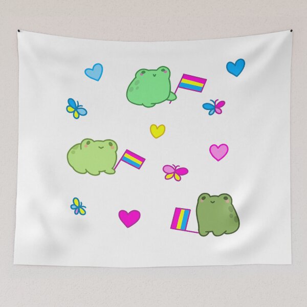 Item preview, Rotund Pansexual Frogs designed and sold by casserolestan.