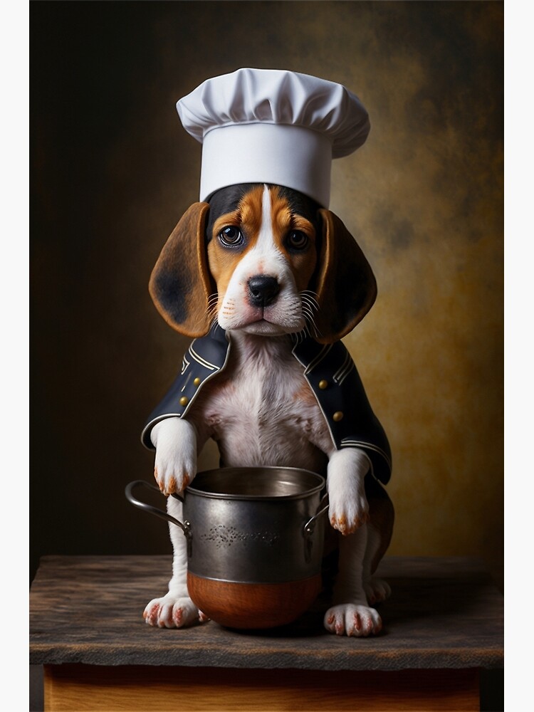 Dog with best sale chef hat