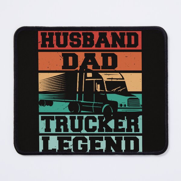 Item preview, Husband Dad Trucker Legend Funny Truck Driver Trucking Vintage designed and sold by Leader Shirts.