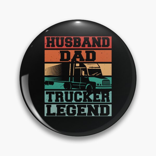 Item preview, Husband Dad Trucker Legend Funny Truck Driver Trucking Vintage designed and sold by Leader Shirts.
