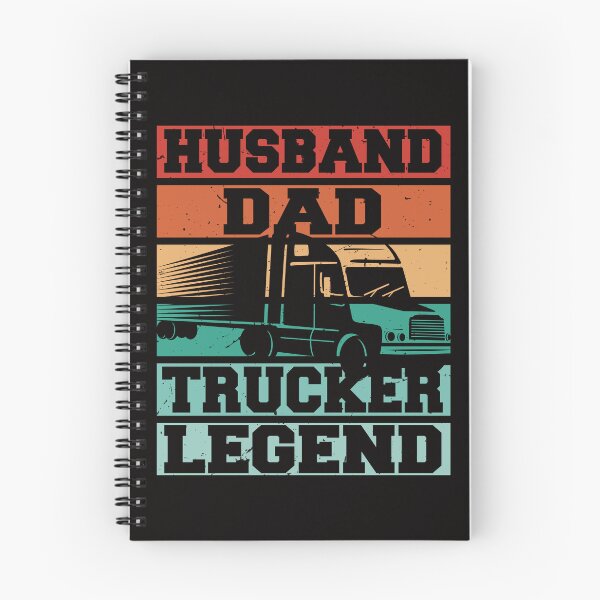 Item preview, Husband Dad Trucker Legend Funny Truck Driver Trucking Vintage designed and sold by Leader Shirts.