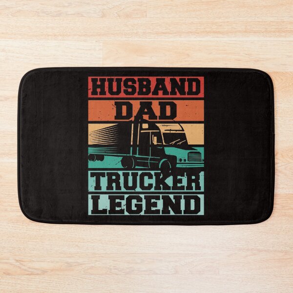 Item preview, Husband Dad Trucker Legend Funny Truck Driver Trucking Vintage designed and sold by Leader Shirts.