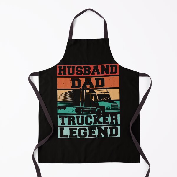 Item preview, Husband Dad Trucker Legend Funny Truck Driver Trucking Vintage designed and sold by Leader Shirts.