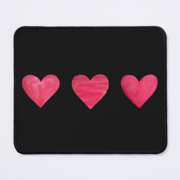 Item preview, Three Red Hearts Drawn In Watercolor. Valentine's Day    designed and sold by Tasha-design.