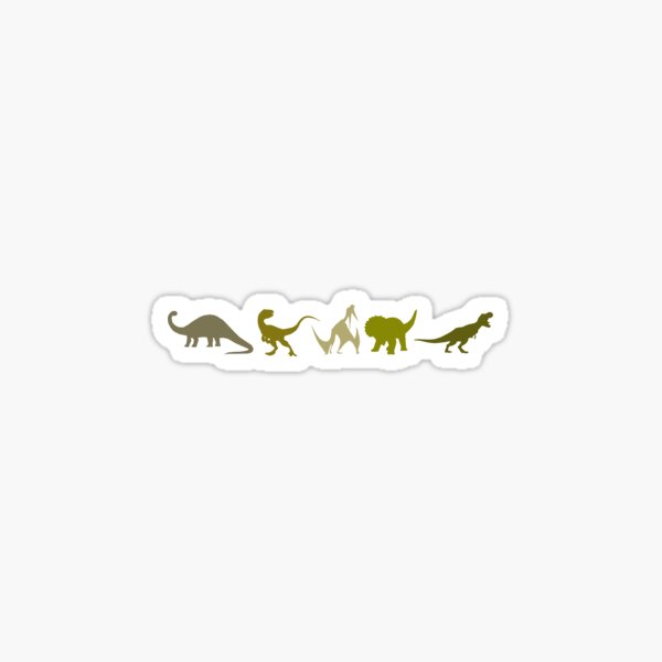 dinosaurs Sticker