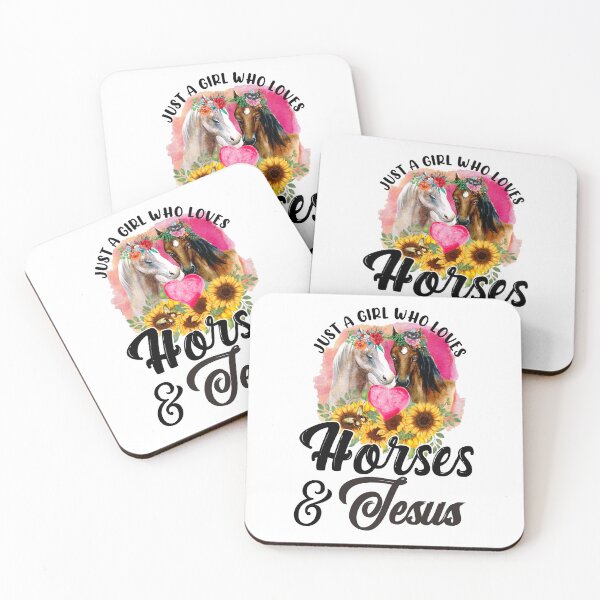 Item preview, Just A Girl Who Loves Jesus And Horses - 2 Horses designed and sold by elisarasada.