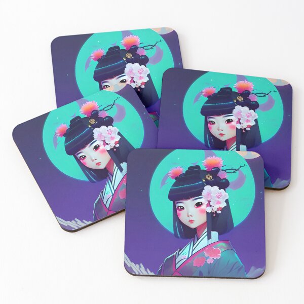 Item preview, Fantasy maiko in kimono designed and sold by Kawaii Girl.