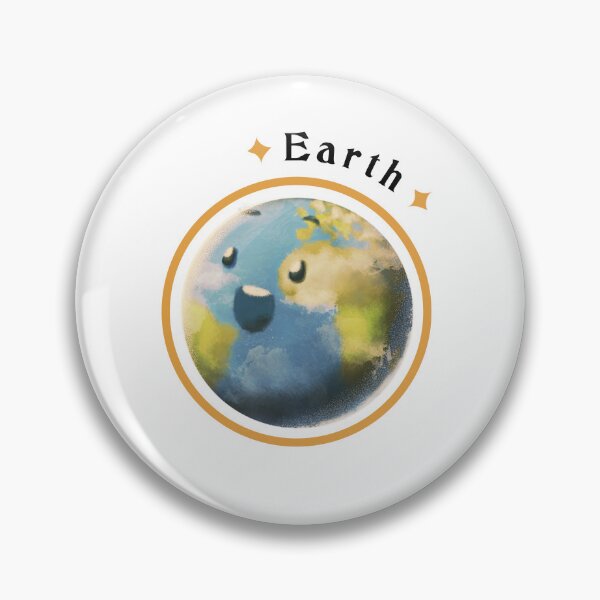 Item preview, Earth Planet of Solar System to Pack little cute kawaii - learn astronomy gift designed and sold by celestevolta.