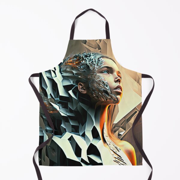 Artikelvorschau, Beautiful Woman connected with abstract architecture 20 entworfen und verkauft von Artistic Pandas.