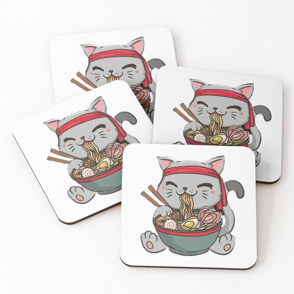 Item preview, cat eating spaghetti designed and sold by OmOuma.