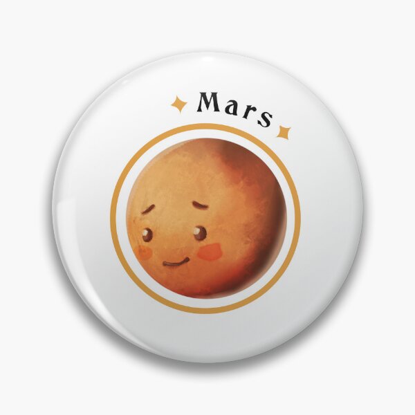 Item preview, Mars Planet of Solar System to Pack little cute kawaii - learn astronomy gift designed and sold by celestevolta.