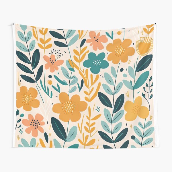 Item preview, Simple Orange Flowers designed and sold by MagicSatchel.