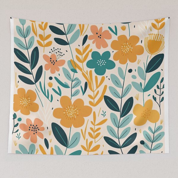 Item preview, Simple Orange Flowers designed and sold by MagicSatchel.