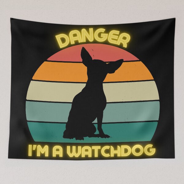Item preview, Cuddly Chihuahua as a guard dog designed and sold by ColorCube1.