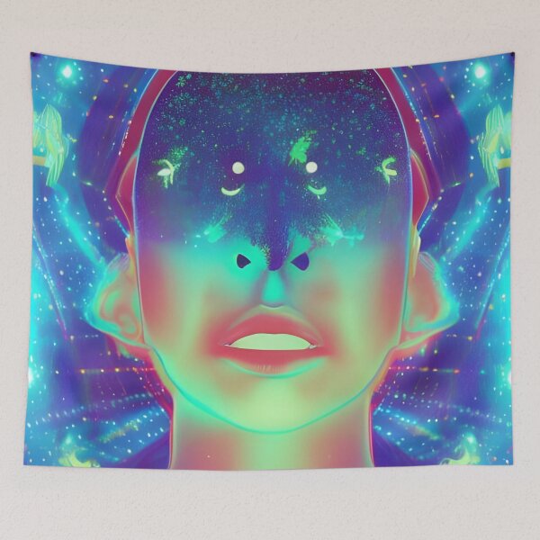 Item preview, Everything will be OK No.5 - Astral Cosmic AI Illustration designed and sold by Recall-Design.