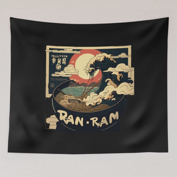 Item preview, Kanagawa off The Great Ramen  designed and sold by Tarikbouchmal.