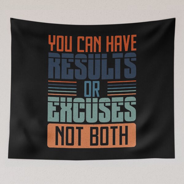 Item preview, Results Over Excuses designed and sold by PerfectArt Shop.