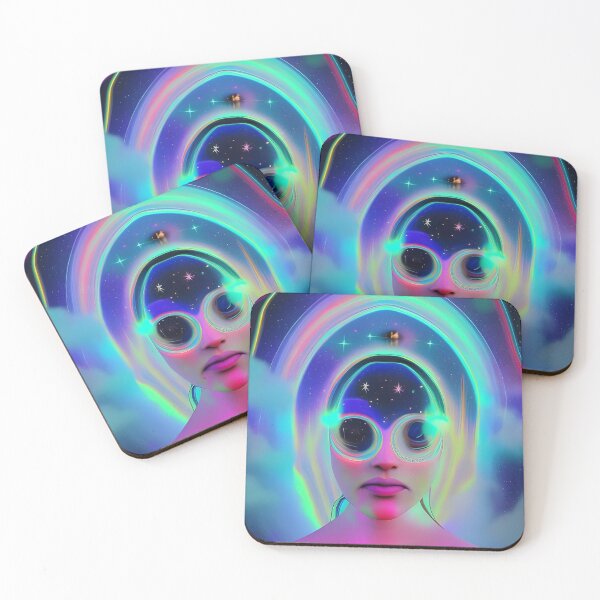 Item preview, Everything will be OK No.7 - Astral Cosmic AI Illustration designed and sold by Recall-Design.