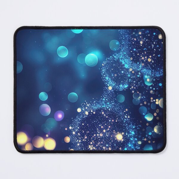 Item preview, Dark blue bokeh exploding bubbles underwater designed and sold by RK - Shop.