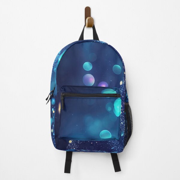 Item preview, Dark blue bokeh exploding bubbles underwater designed and sold by RK - Shop.