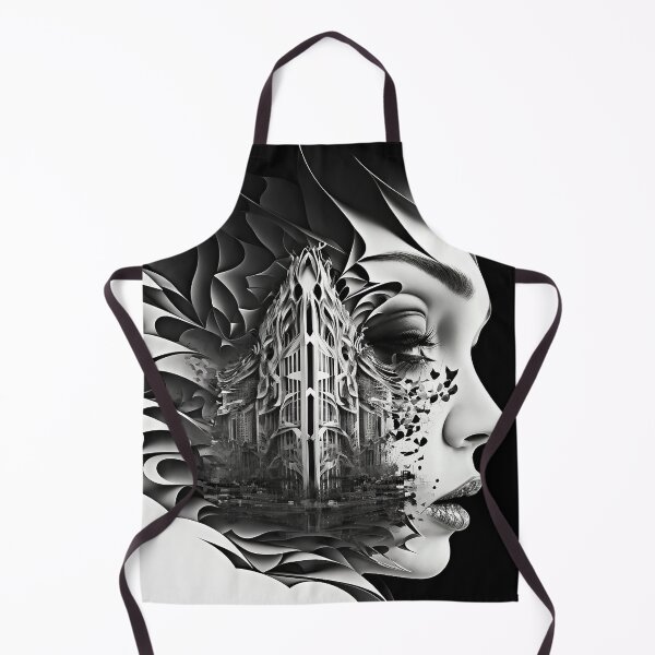 Artikelvorschau, Beautiful Woman connected with abstract architecture 22 entworfen und verkauft von Artistic Pandas.