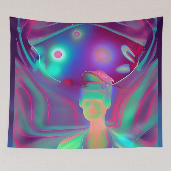 Item preview, Everything will be OK No.8 - Astral Cosmic AI Illustration designed and sold by Recall-Design.