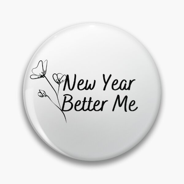 Item preview, New Year Better Me Flower Simple designed and sold by Modernmillenial.