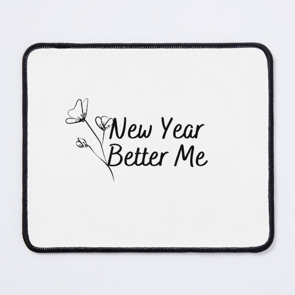 Item preview, New Year Better Me Flower Simple designed and sold by Modernmillenial.