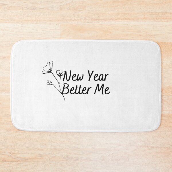 Item preview, New Year Better Me Flower Simple designed and sold by Modernmillenial.