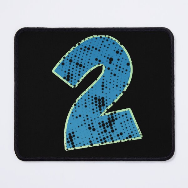 Item preview, Blue Number Shine-two designed and sold by TVstuff.