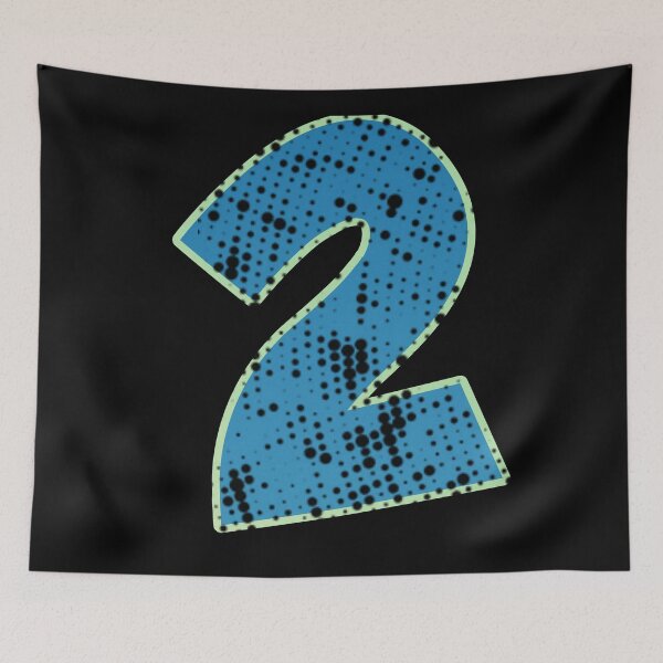 Item preview, Blue Number Shine-two designed and sold by TVstuff.