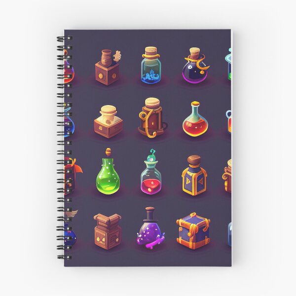 Item preview, Gaming 2d assets magic potions sprites artwork designed and sold by RK - Shop.