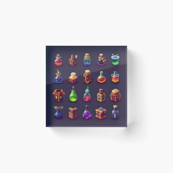 Item preview, Gaming 2d assets magic potions sprites artwork designed and sold by RK - Shop.
