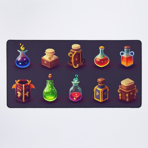 Item preview, Gaming 2d assets magic potions sprites artwork designed and sold by RK - Shop.