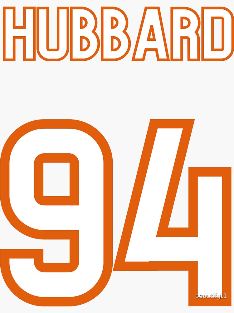 Sam hubbard 94' Sticker for Sale by beautify11