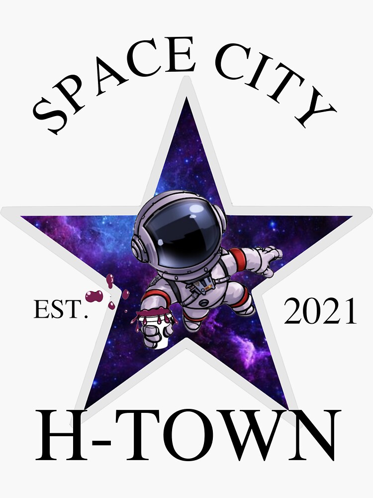 Space City Sticker for Sale by vintagel0ve