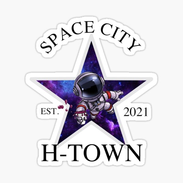 Space City Sticker for Sale by vintagel0ve