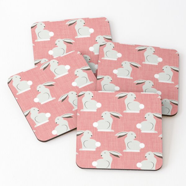 Item preview,  Rabbits - pink designed and sold by pakanta.
