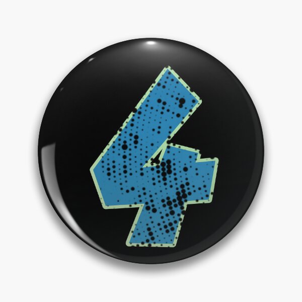 Item preview, Blue Number Shine-four designed and sold by TVstuff.
