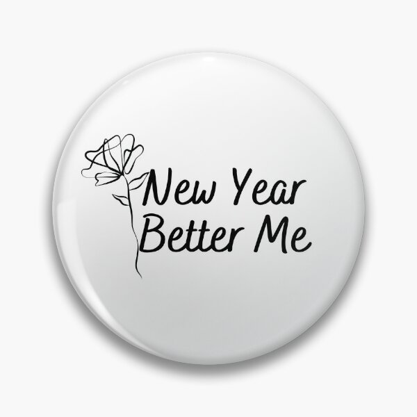 Item preview, New Year Better Me Flower Simple designed and sold by Modernmillenial.