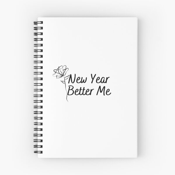 Item preview, New Year Better Me Flower Simple designed and sold by Modernmillenial.