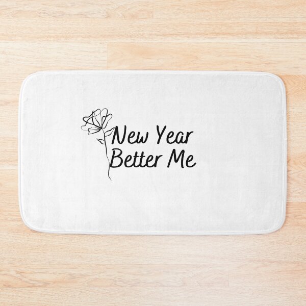 Item preview, New Year Better Me Flower Simple designed and sold by Modernmillenial.