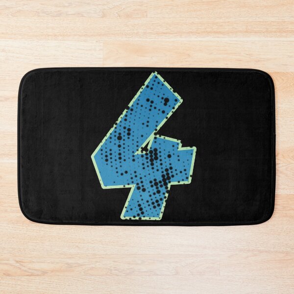 Item preview, Blue Number Shine-four designed and sold by TVstuff.