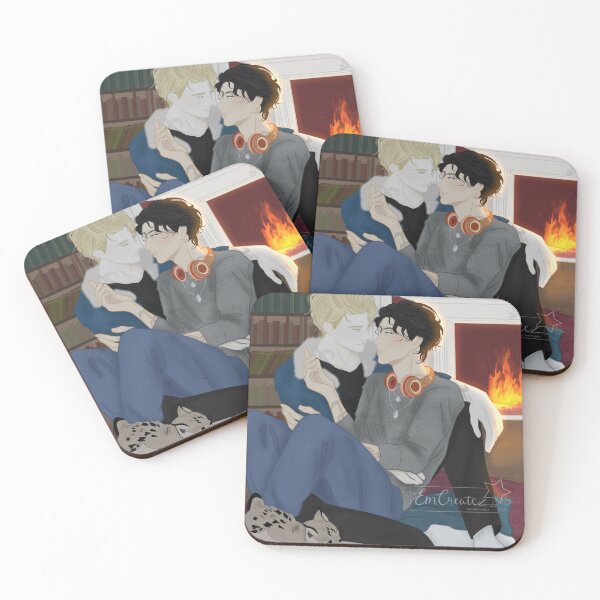 Item preview, Kit and Ty by the fire designed and sold by emcreatez.