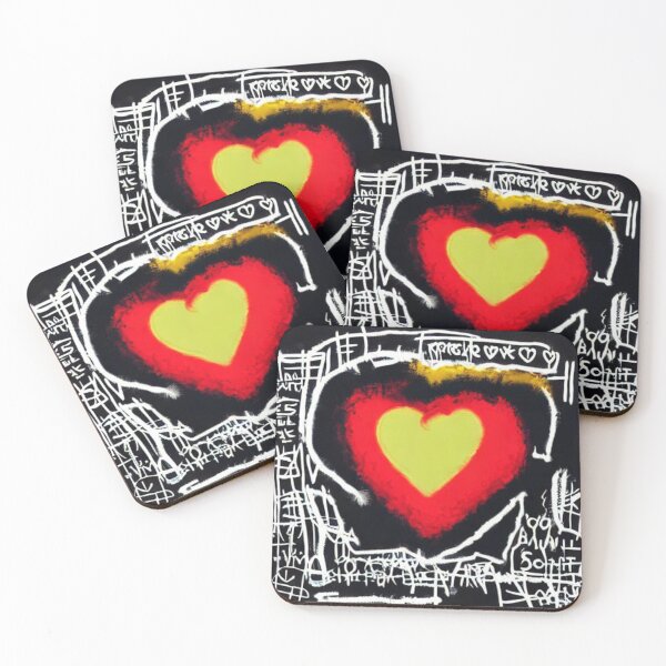 Item preview, Valentine Heart Black | Urban Art | Street Art | Spray Paint designed and sold by itzbart.