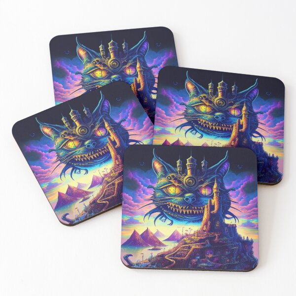 Item preview, Kitty Castles designed and sold by PsychedelicaArt.