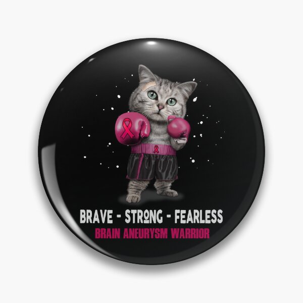 Item preview, Brain Aneurysm Warrior - BRAVE STRONG FEARLESS designed and sold by Berriosly.
