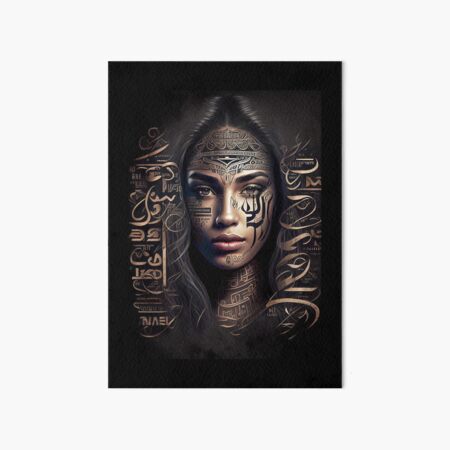 Queen of the Tattoos Art Board Print