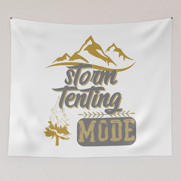 Item preview, storm tenting mode, forest river sun inside tree pine designed and sold by movie-popcorn.