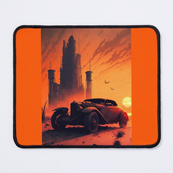Item preview, Dystopian Sunrise: A Post-Apocalyptic Hot Rod Scene for Fans of Brutalism and American Industry #15 designed and sold by RodZnRoll.